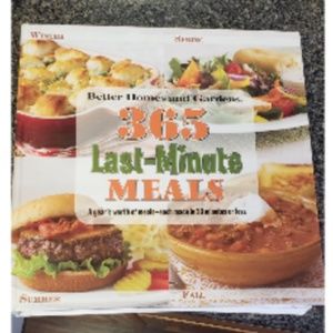 365 Last Minute Meals Cookbook
